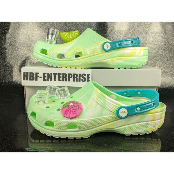 Crocs x Margaritaville Classic Clog  Lime Salt Men\'s Size 12 NEW main image 8